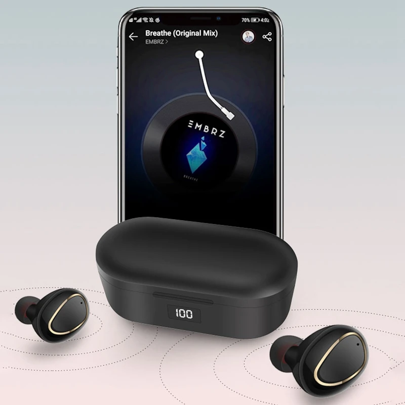 

Portable In-Ear 5.0 Bluetooth Super Bass Headset for Office Jogging