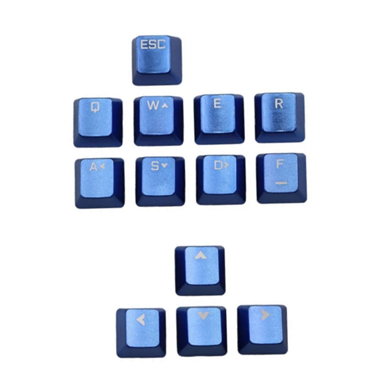 

13PCS Keys Metallic Aluminum Alloy Keycaps for Mechanical Switch Keyboards