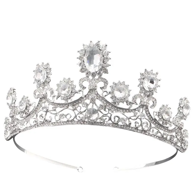 

Изысканная Корона свадебная тиара для вечевечерние Женская декоративная фотография для девушки невесты