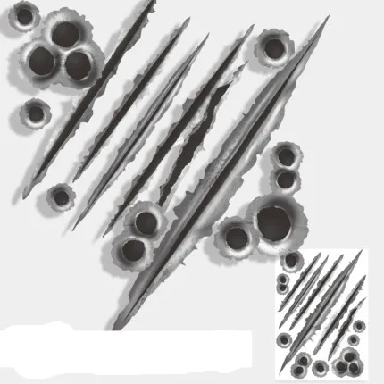 26 шт. индивидуальная наклейка на тележку с отверстиями для багажа компьютер