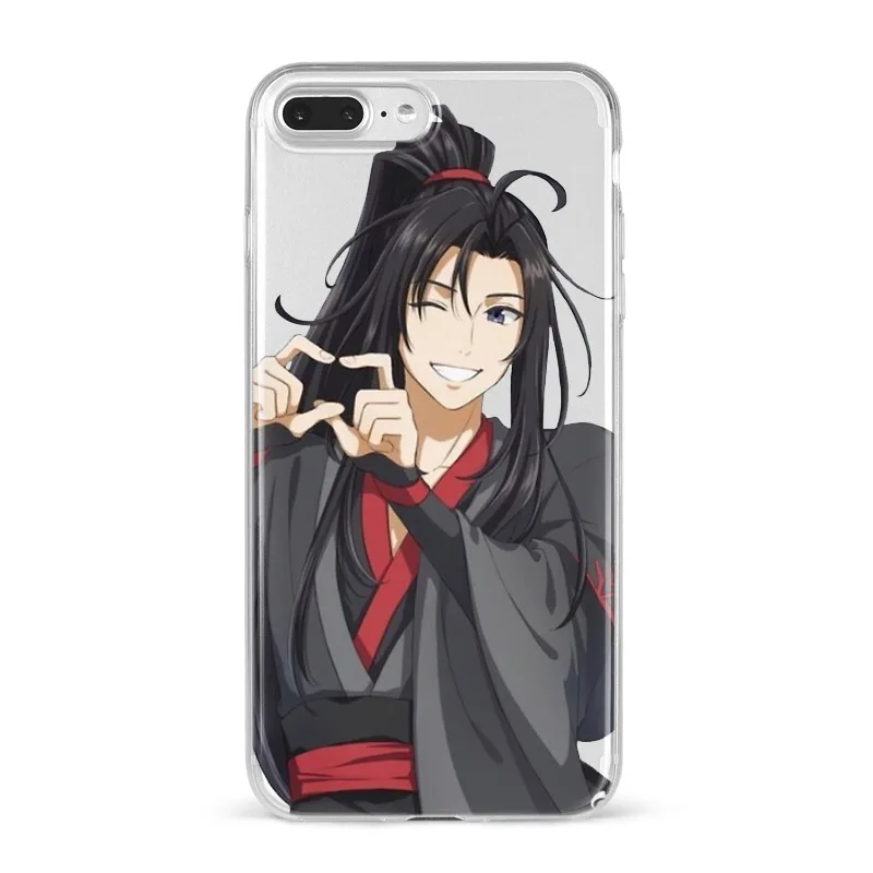 Защитный чехол Grandmaster Mo Dao Zu Shi MDZS аниме для iPhone 7 8 Plus xs max XR 11 12 13 Pro Mini прозрачный