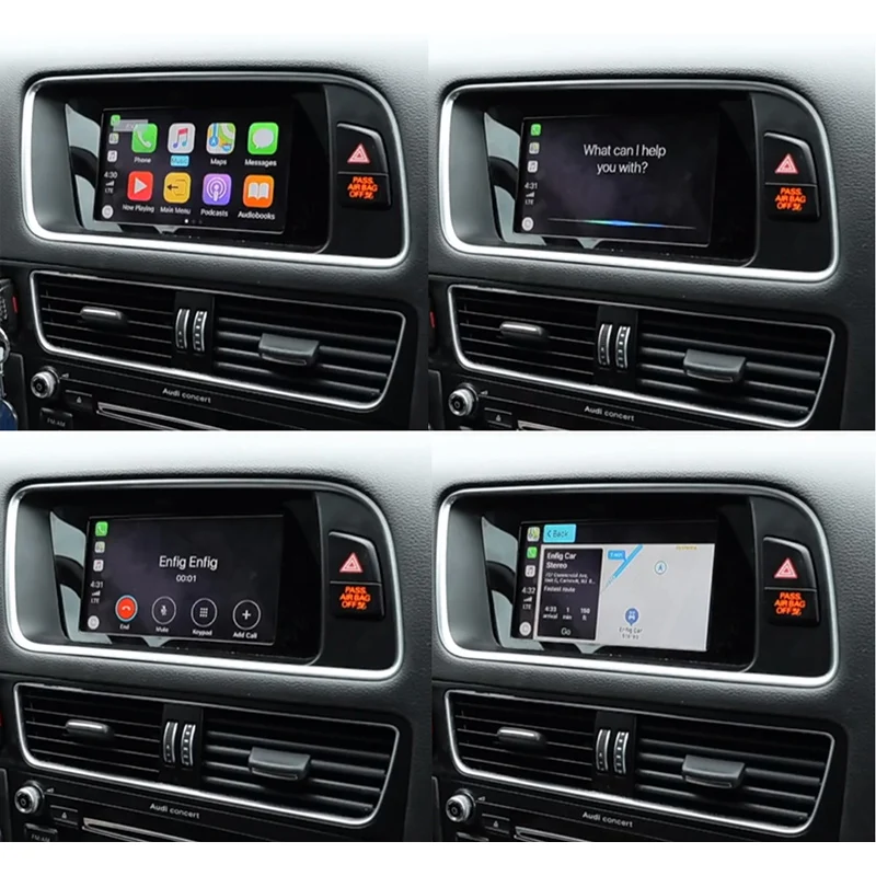 Sinairyu Wifi беспроводной Apple CarPlay автомобиль играть Android авто зеркало A4 A5 Q5 не MMI OEM