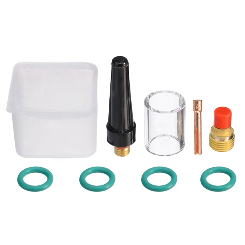 8 шт./компл. сварочный фонарь TIG с газовой линзой набор чашкой пирекс прочные