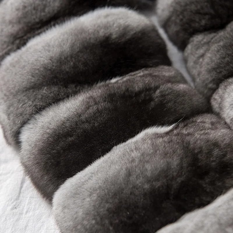 2021 New Arrivals Real Fur Scarf Women's Natural Headband Fashion Autumn Lady Chinchilla Collar Elastic Muffler TZ8682 |