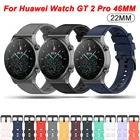 Ремешок силиконовый для Huawei Watch Gt 2 Pro, оригинальный спортивный сменный Браслет Для Huawei Gt2 Pro, 22 мм