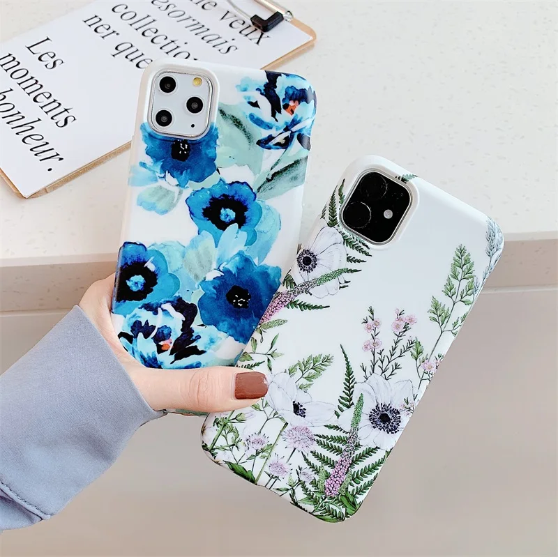 Мягкий чехол LISCN для телефона iPhone 6 6S Plus 7 8 X XS XR Xs Max 11 Pro романтичный в стиле ретро с