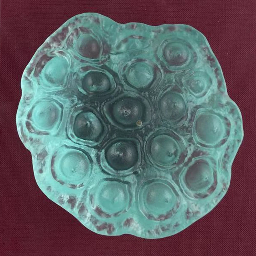 Творческий цветной глазурь аромат лотоса Настольный держатель для благовоний