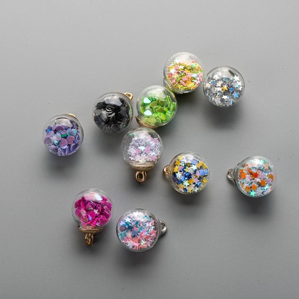 16 #10 шт сплав крючок полый стеклянный кулон не натуральный камень бусины