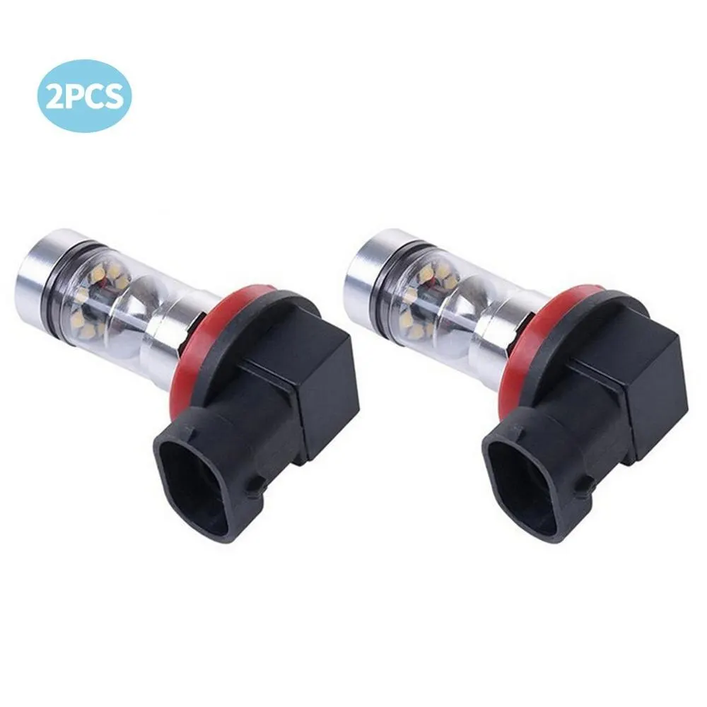 

2pcs Car Led Fog Light H11 100W High Power Led Anti Fog Lamp 6000K Fog Light Bulbs For Cars Trucks Fog Light Bulbs High Quality