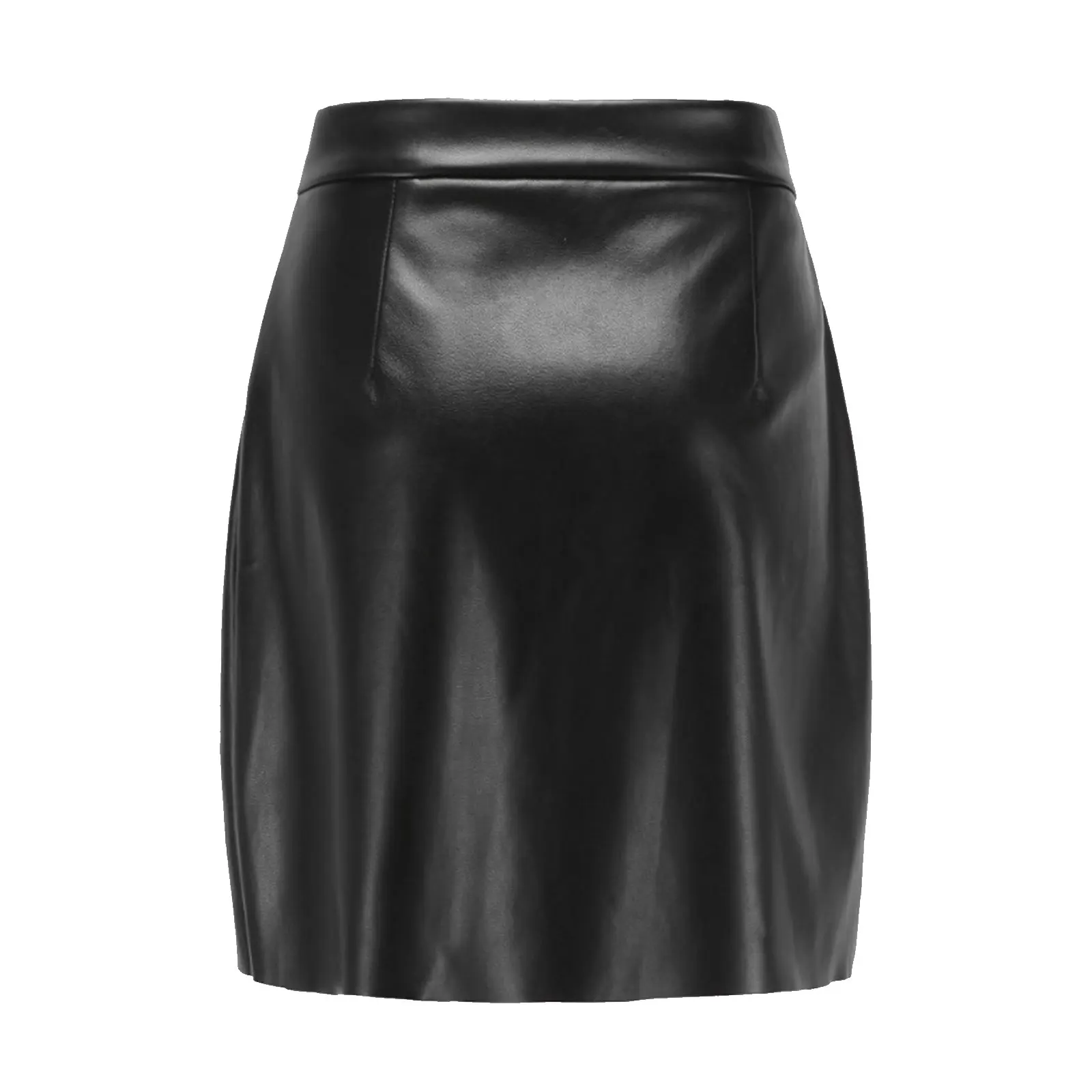 Чехол накладка из ПУ кожи юбки женские 2020 новое уплотнительное кольцо на молнии