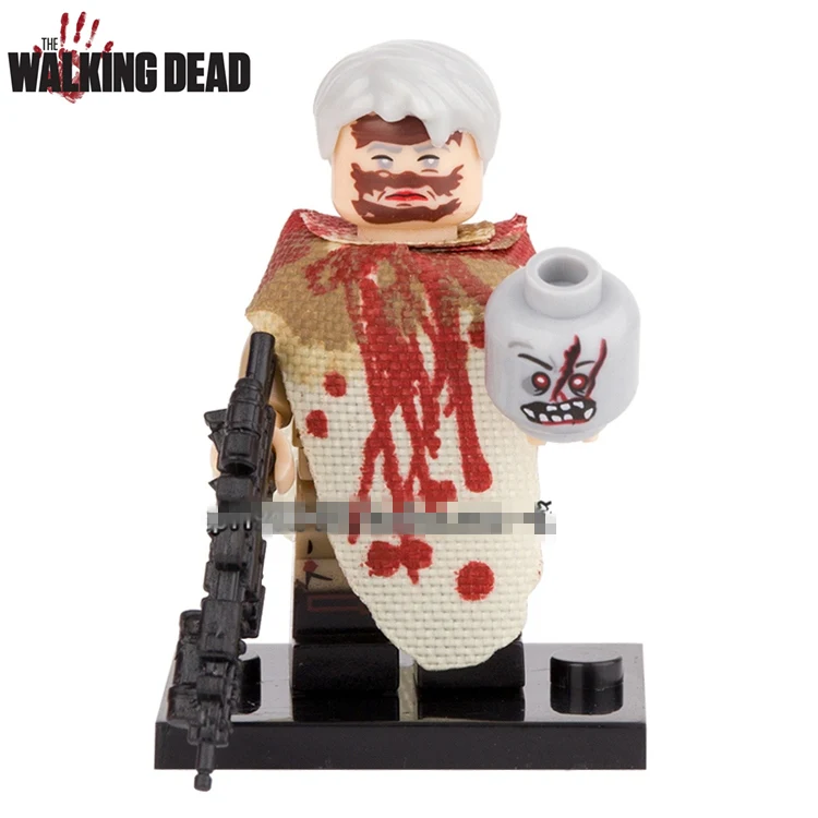 Одиночная продажа AMC TV Show The Walking Dead Carol Peletier Rick Carl Daryl собрать Minifig фигурки блоки