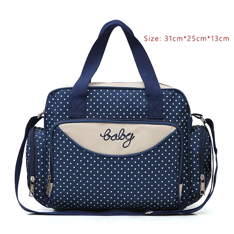 Dark Blue Small Bag Новые подгузники, модные женские дорожные сумки для младенцев, для кормящих мам, сумка luiertas на одно плечо, Детская сумка - Цвет: Dark Blue Small Bag
