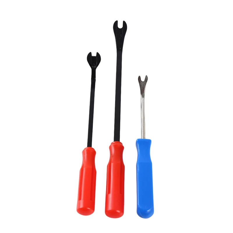

3PCS/Set Clip Plier Set Fastener Remover Combo Repair Kit Buckle Plastic Car Door Nail Puller Trim Panels Clip