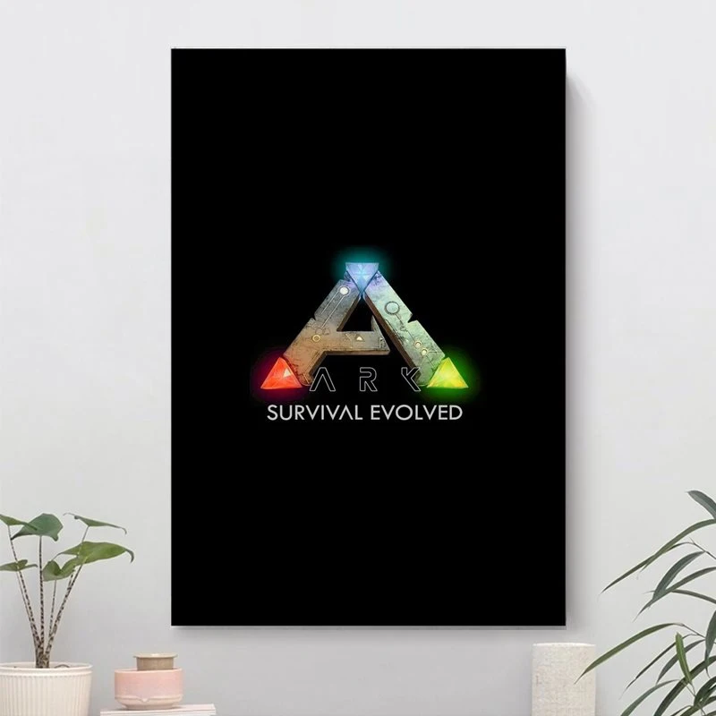

Ark Survival Evolved Game Kids Gift Posters Canvas Wall Art Pictures Home Decor Accessories Paintings for Living Room Decoration