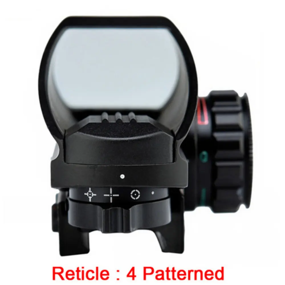 

Holographic Red/Green Dot Sight Scope 4 Reticle Reflex Sighting Hunt Optics Tactical Airsoft Riflescope 20mm Rail Mount on Rifle