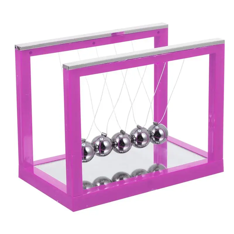 

Newtons Cradle Balance Balls with Mirror Scientific Tool Desk Toy for Home