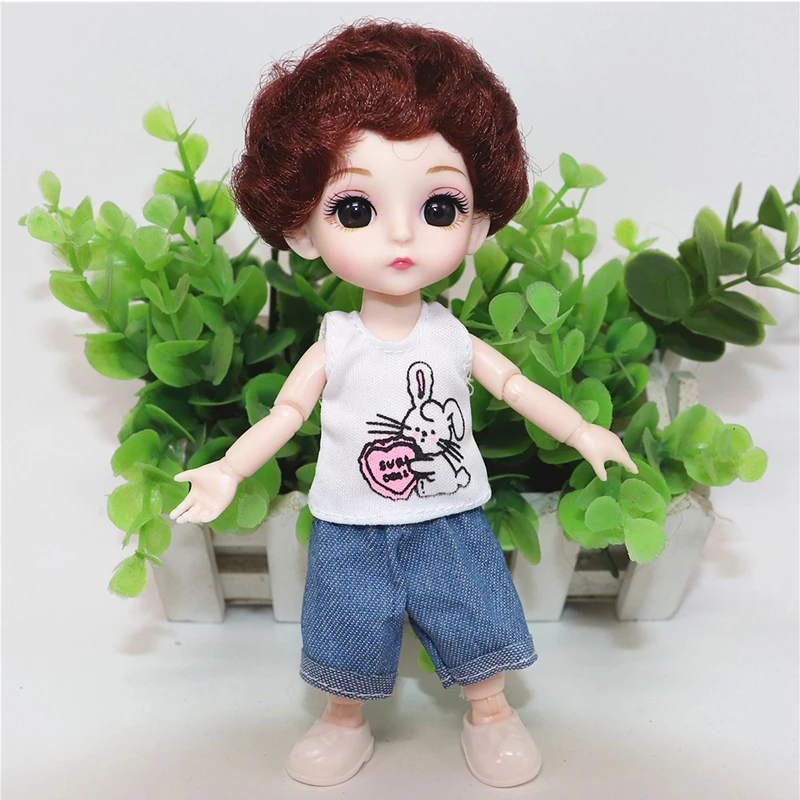 16 см BJD кукла мальчик куклы 1/12 OB11 хорошенькая Кукла Пупс статуя обнаженного
