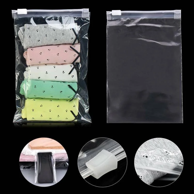

Resealable Clear Poly Zip lock Bag Plastic Zip Lock Bags Food Storage Reclosable Vacuum Fresh Organize Bag Packaging Pouch