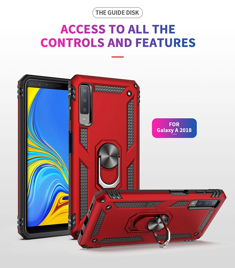 Armor Shockproof Phone Case For Samsung Galaxy J2 J3 J4 J6 J7 J8 A2 A6 A7 A8 A9 A9S Prime Star Pro Core Plus J530 J730 TPU Cover