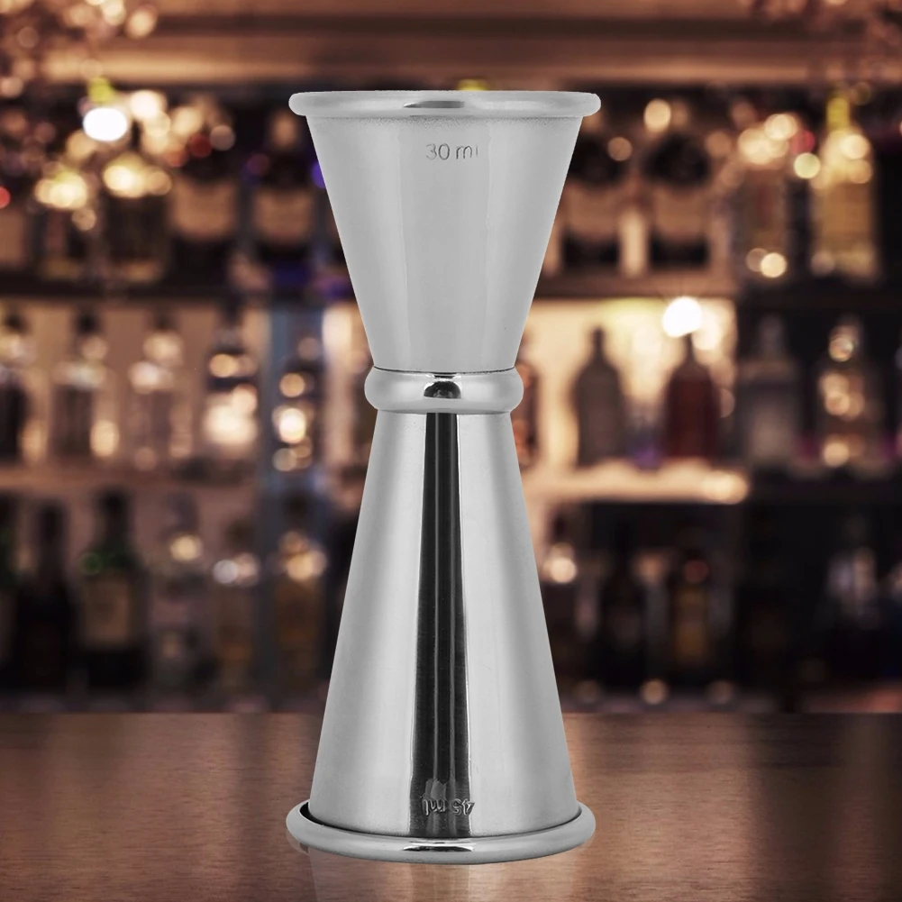 

30/45ml Stainless Steel Wine Cocktail Shaker Double Jigger Bartending Measuring Tool Bar Access