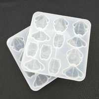 not as long diy crystal epoxy mould pudding dog mould mirror pendant silicone decoration creative handmade jewelry