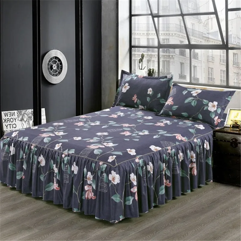 Постельное белье с цветочным принтом без наволочек 2020|bed skirt|skirt for bedbed bedspreads |
