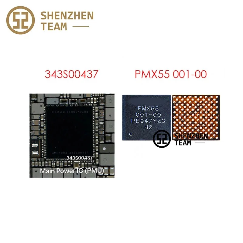 SZteam главный источник питания IC 343S00437 PMU базовый Диапазон PMX55 001-00 BBPMU для iPhone 12 12pro max