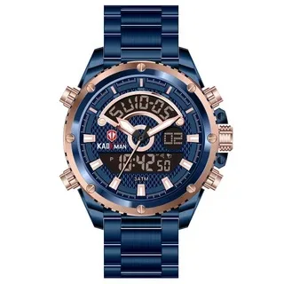 

2021 new KDM pointer digital dual display outdoor sports men's watch waterproof luminous calendar multifunctional quartz watch