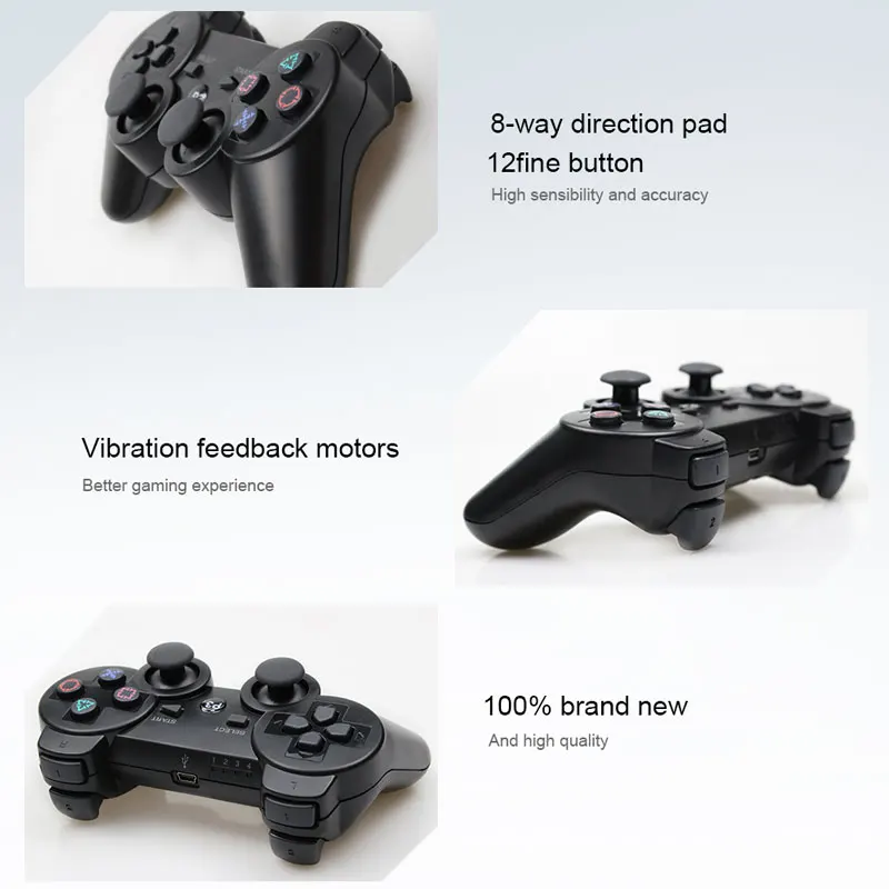 Беспроводной Bluetooth контроллер для sony PS3 геймпад для PS3 консоль джойстик для sony Playstation 3 PC для Dualshock контроллер
