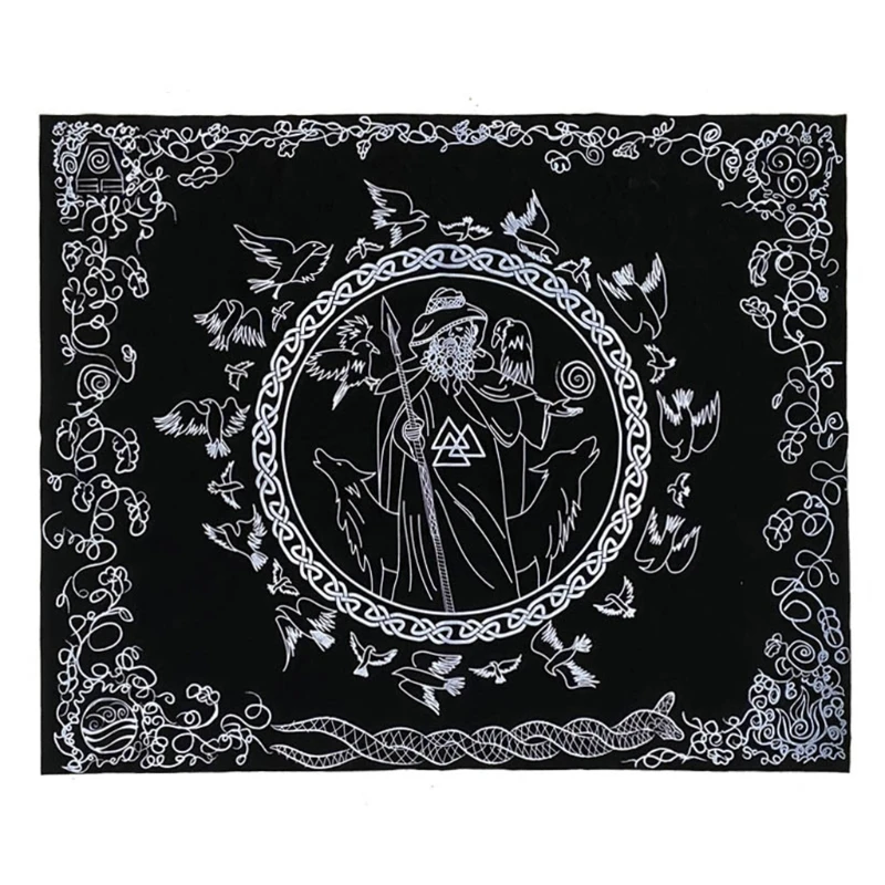 

85AB 74x60cm Divination Altar Prayer Tablecloth Board Astrology Velvet Table Cloth