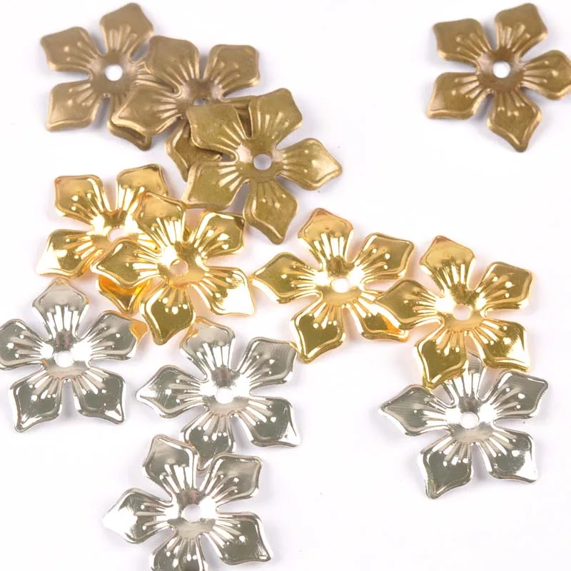 20 шт мм Золотые/Серебристые/бронзовые соединители для цветов филигранные