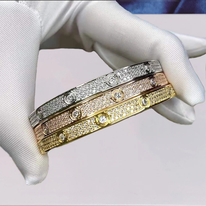 

Urban classic fashion zircon oval bracelet S925 sterling silver original high quality exquisite gift for ladies