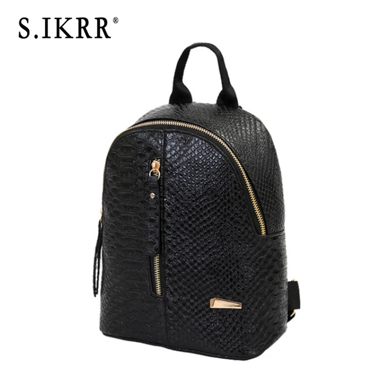 Новый мини-рюкзак из крокодиловой кожи S.IKRR Женский кошелек высокого качества