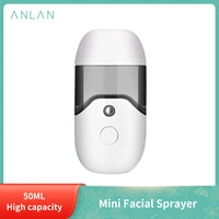 ANLAN Portable Facial Sprayer Face Steamer Spa Nebulizer USB Mini Spa Facial Steamer Humidifier Rechargeable Hydrating Nano