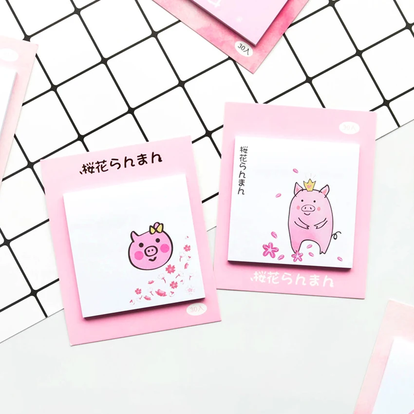 Мультяшная копилка блокноты для записей Закладка бумажная наклейка стикеры