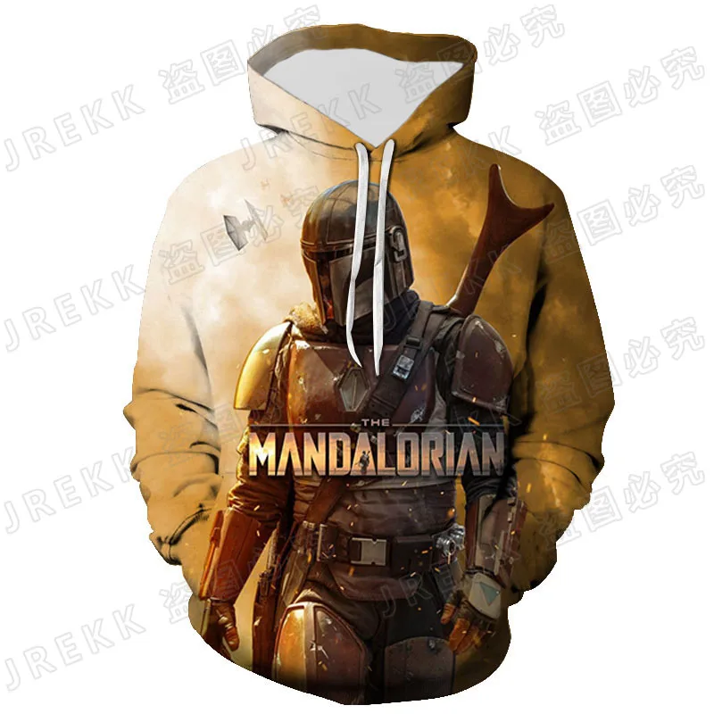 

The Mandalorian 3D Print Sweatshirts Men Women Children Boba Fett Hoodies Pullover Long Sleeve Boy Girl Kids Streetwear Tops