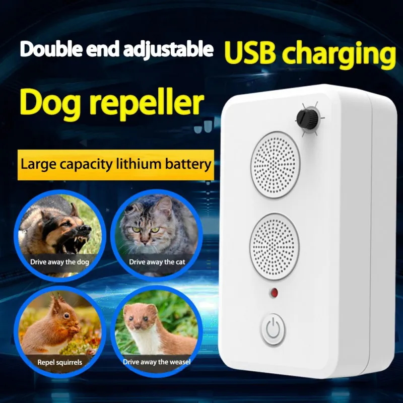 

Outdoor Dog Repellers Anti Barking Device USB Rechargeable Bark Control Deterrent Training Tool Stop Barking Safe For All Dogs