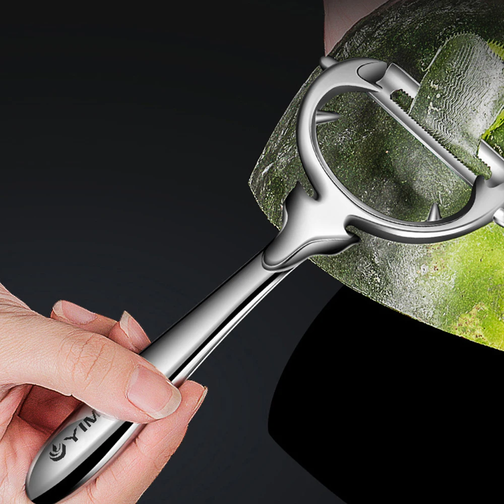 Нож для чистки фруктов и овощей бытовой кухонный инструмент из цинкового сплава