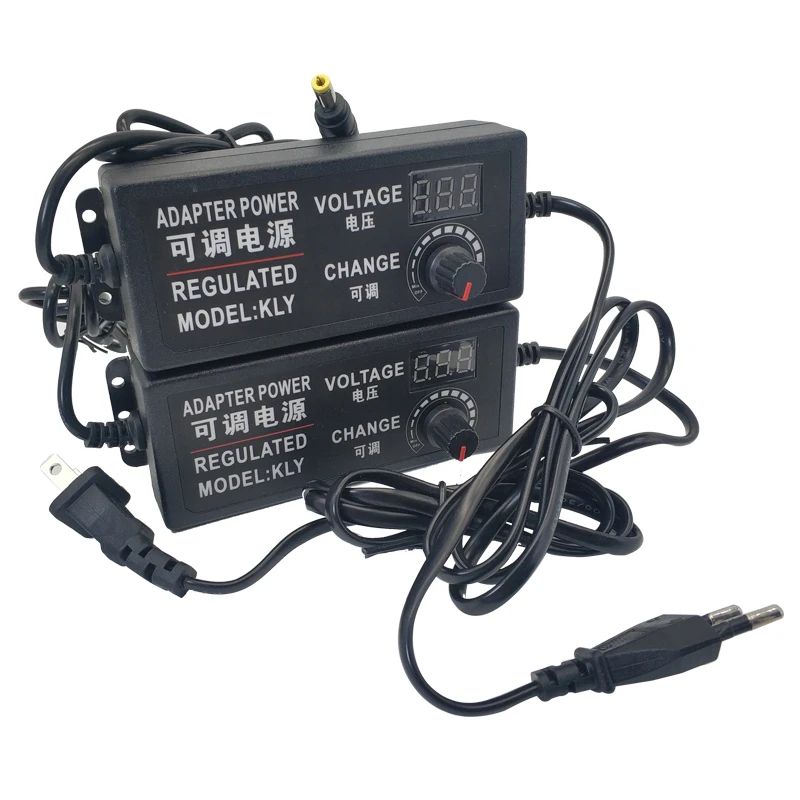 

3v 12v 24v AC to DC Universal power adapter Adjustable 3V-12V 3V-24V 9V-24V display screen voltage Regulated supply adapter