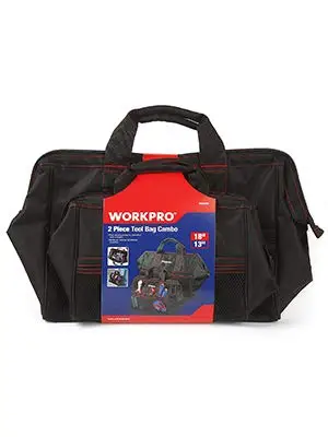WORKPRO, 2 предмета, сумка для инструментов, комбо 1" и 18", сумки для инструментов, водонепроницаемые дорожные сумки, прочные сумки