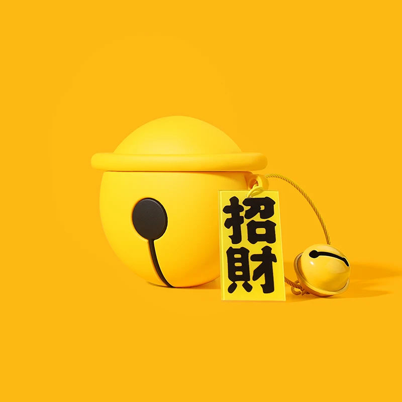 Защитный чехол для airpods Pro роскошный маленький колокольчик подходит поколения