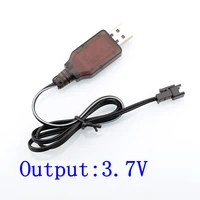 3 7v usb charger cable sm 2p forward plug 400ma ni cd ni mh batteries pack usb charging cable for toy