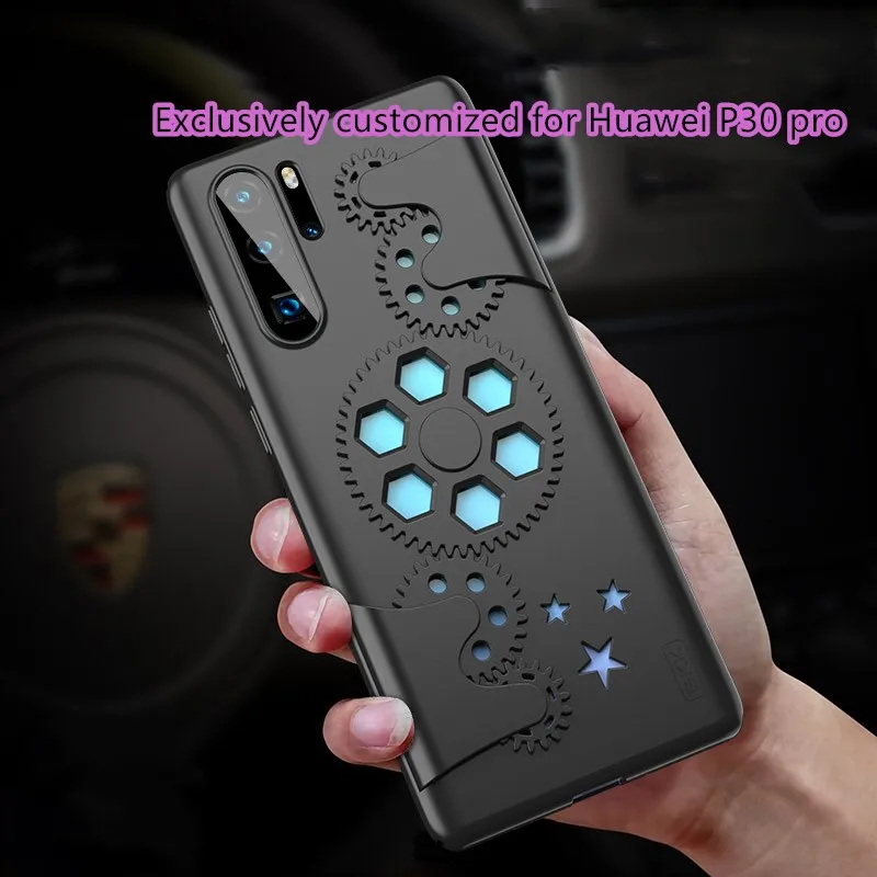 Exclusive customized original Huawei P30 pro with gear phone case support decompression | Mobile Phone Cases &amp Covers
