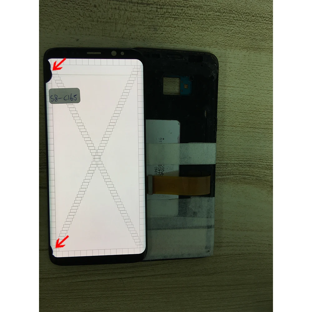 Точечный Новый ЖК-дисплей реальные изображения для Samsung Galaxy S8 дисплей экран дигитайзер в сборе Замена для G950F G950FD G9500 G950U