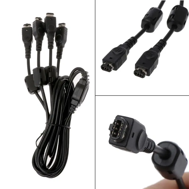 

K3NB High Quality Cinpel 4 Player Link Cable for Nintendo Gameboy Advanced SP for GBA GBC SP