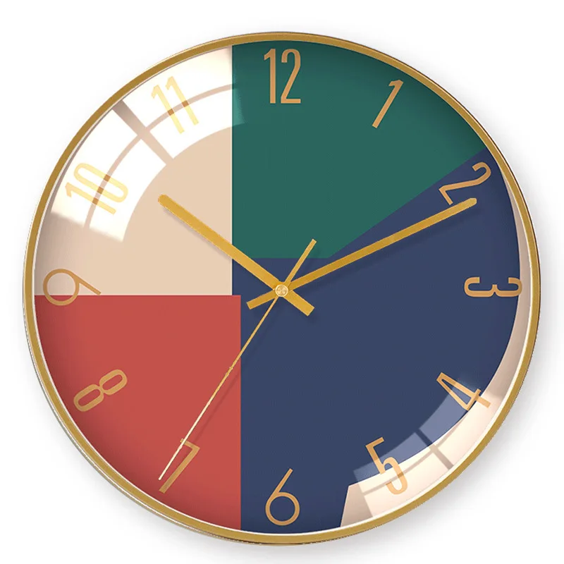 Настенные часы в скандинавском стиле FZ995 золотистые современные креативные