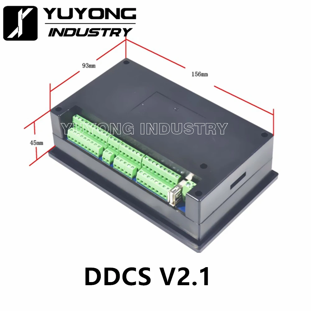 DDCS V2.1 V3.1motion control system set 3-axis 4-axis cnc controller, emergency stop electronic handwheel support G code