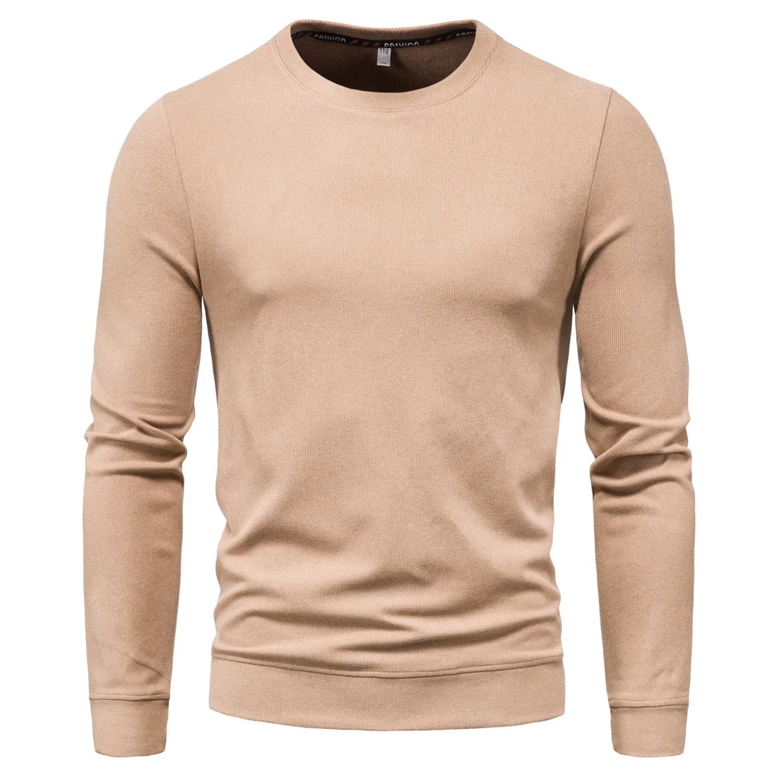 

New Autumn Plus Size Men Clothing Candy Colors Round Neck Solid Color Pullover Fashion Casual Coat Male Hoodies Sweatershirt