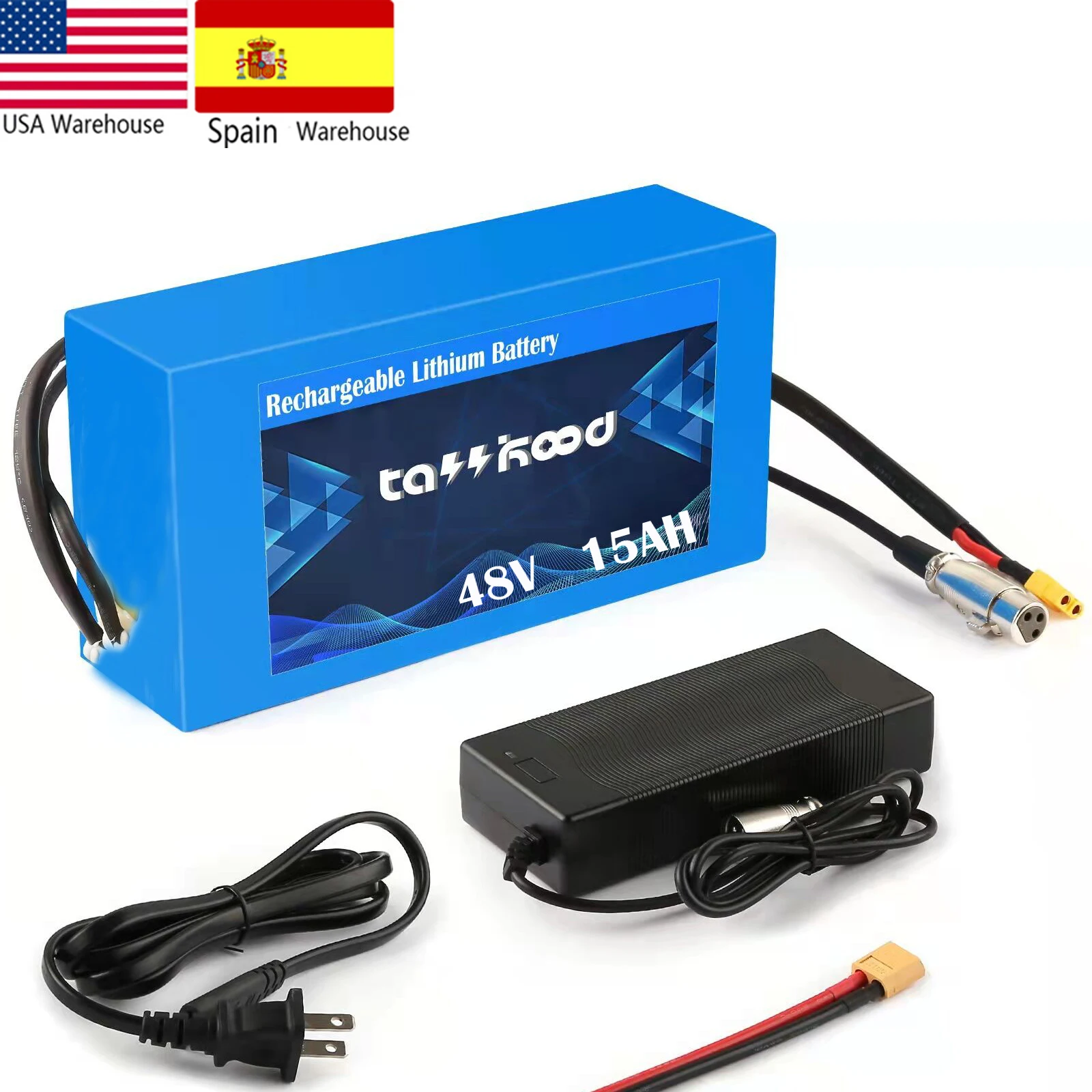 

No Tax To Eu 52V Electric Bike Bicycle Batteri 48 Volt 1000W 2000W 48V15ah 20ah 18650 Ebike Lithium Pack Bafang 1500W Motor