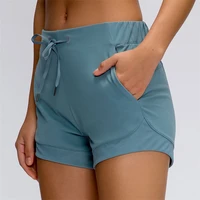 nepoagym speedup gym shorts with draw string women loose fit athletic shorts brushed material women sports shorts fitness shorts